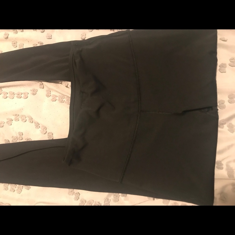 Black yoga leggings nude tech high waist